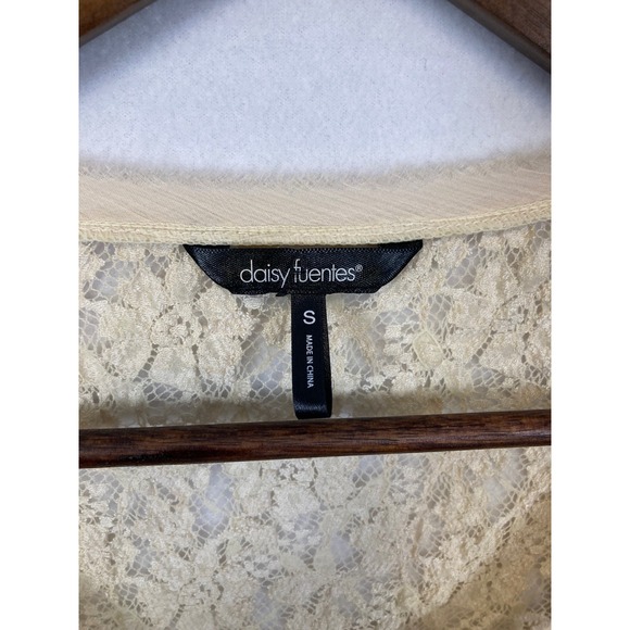 Daisy Fuentes Lace Sheath Dress Pearl Tank Style Size S - Picture 3 of 10